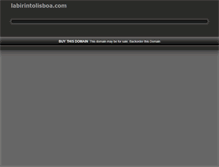 Tablet Screenshot of labirintolisboa.com